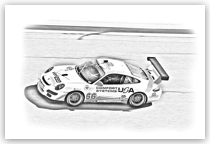 Porsche 997 #66 @ Daytona